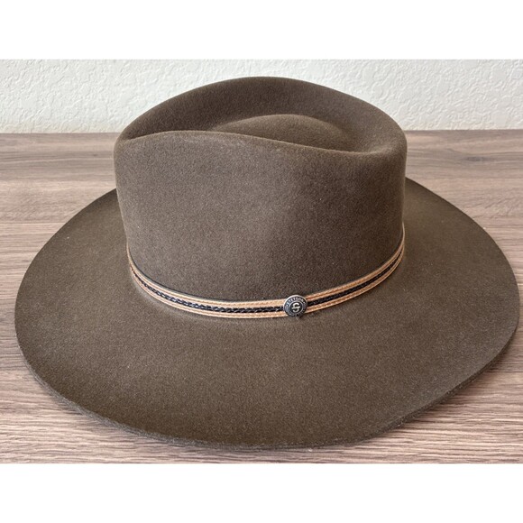 NWT Stetson The Rawlins, Size Large, KB Oak Brown, 100% Wool, USA, Cowboy Hat - Picture 13 of 16